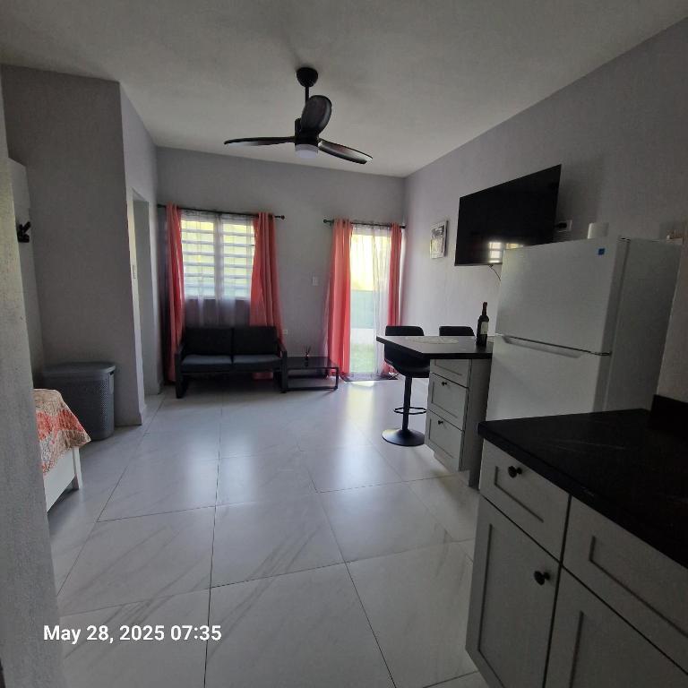 Kuchyň nebo kuchyňský kout v ubytování Defiance Studio St Maarten