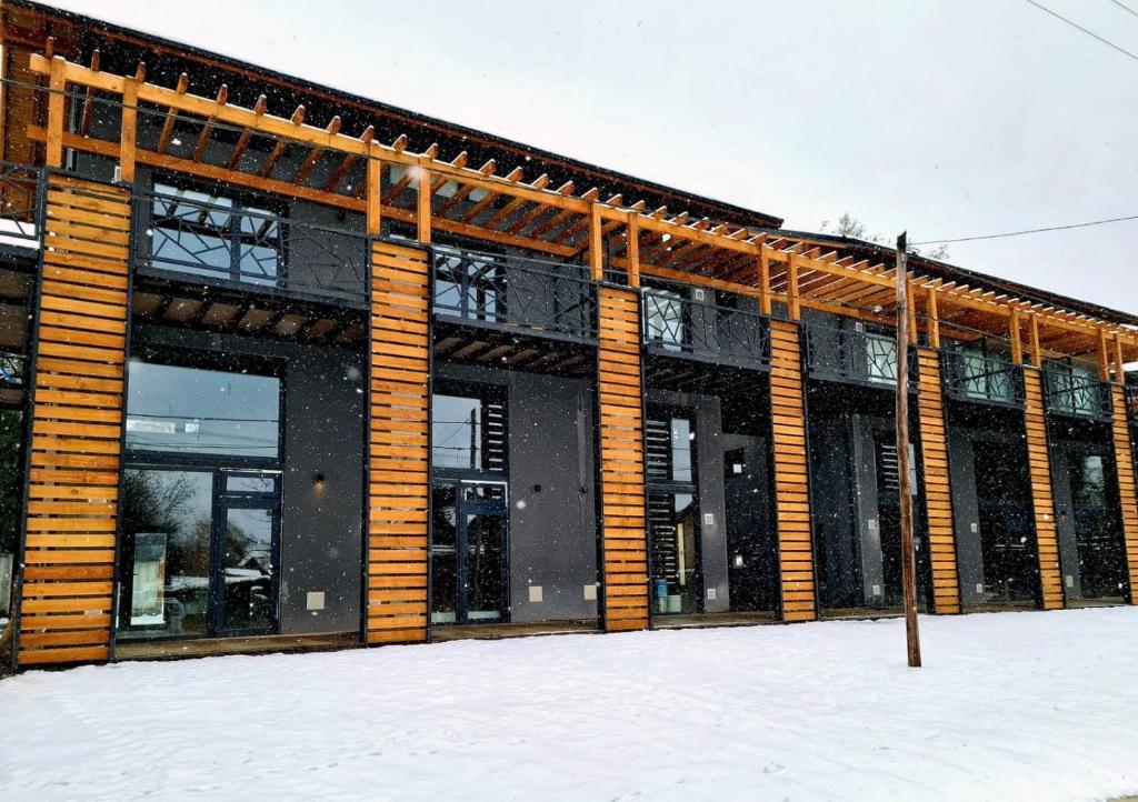 Bygningen som lejligheden ligger i