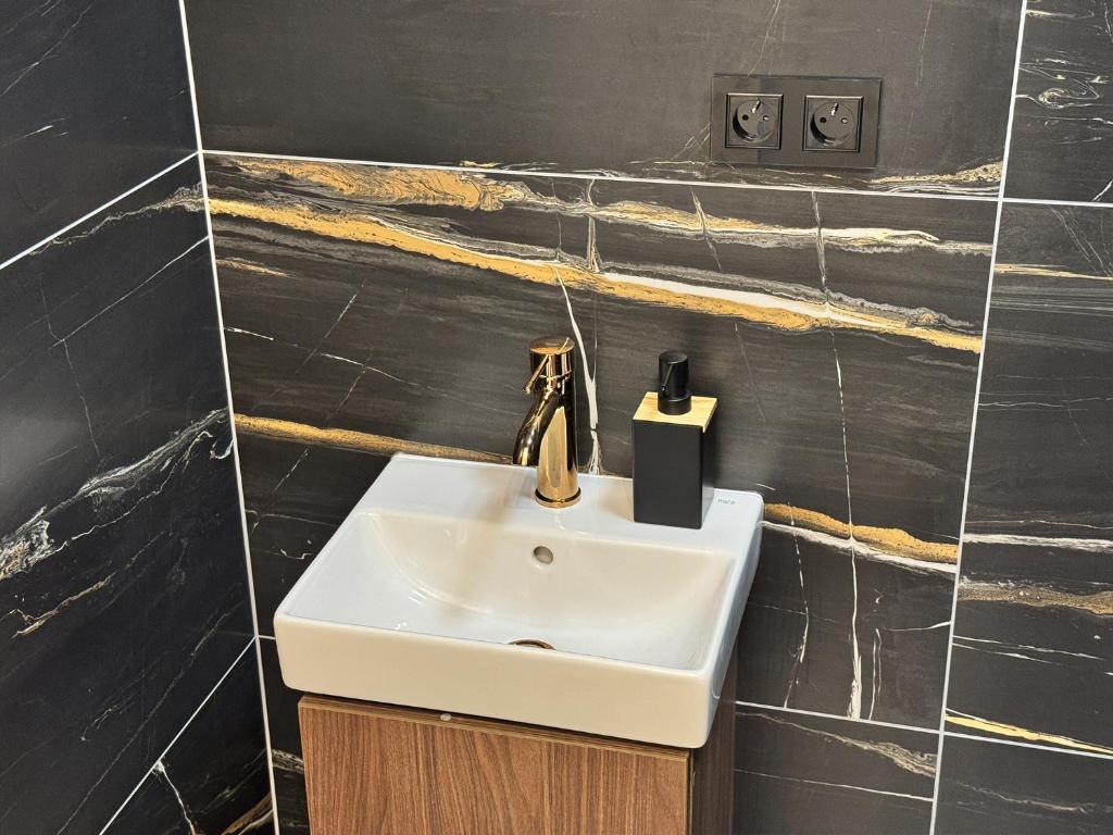Ένα μπάνιο στο Apartmán Strakosch