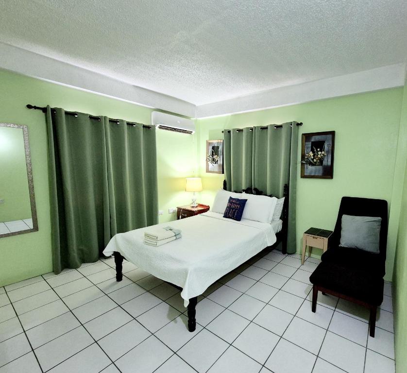 Postel nebo postele na pokoji v ubytování Silver View Apartments