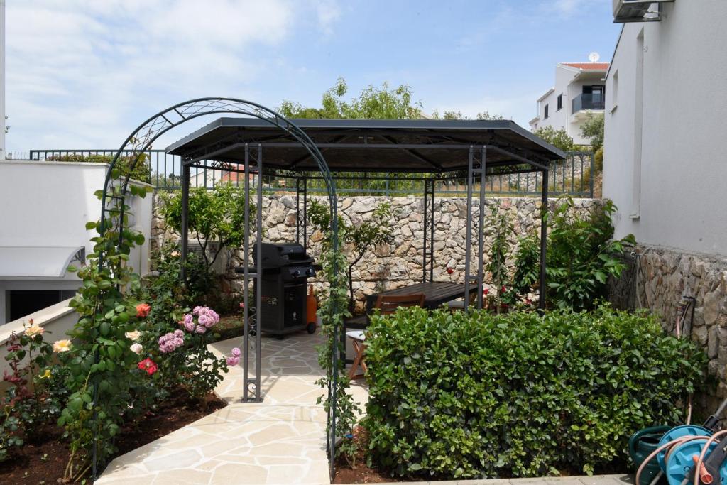 Zahrada ubytování Villa Mirjana