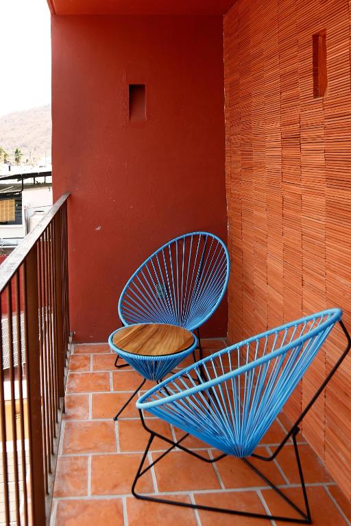 Balkón nebo terasa v ubytování HOTEL AURELIA