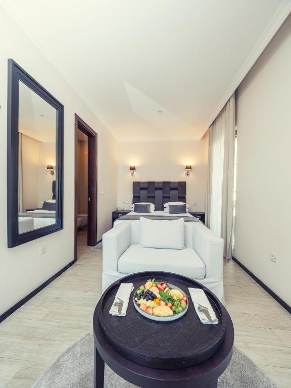 Posezení v ubytování Hotel Moskva