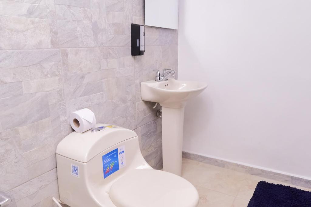 Koupelna v ubytování 33 HOTEL BOUTIQUE