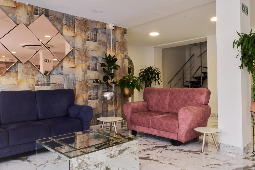 Posezení v ubytování 33 HOTEL BOUTIQUE