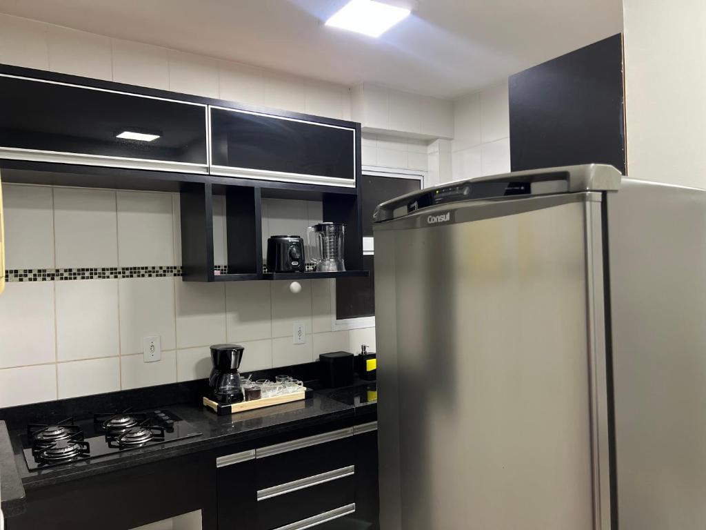 Køkken eller tekøkken på Apartamento Completo Rio Verde