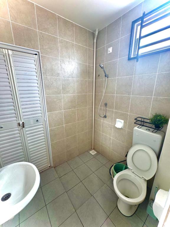 Koupelna v ubytování Lapang Tuju Private Pool Homestay