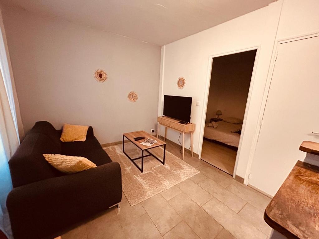 Posezení v ubytování Albuconis 2 Appartement 1 chambre