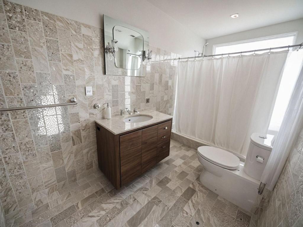 Koupelna v ubytování Zihua Mia Hotel Boutique
