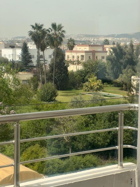 a view of the city from a balcony at Happiness Apartment in Tunis