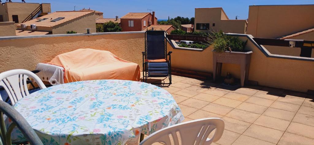 Balcon ou terrasse dans l'établissement Guest House Yemanja