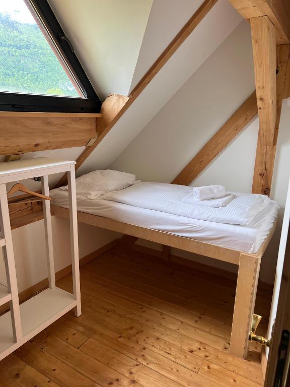 Postel nebo postele na pokoji v ubytování Apartments Steinwänd