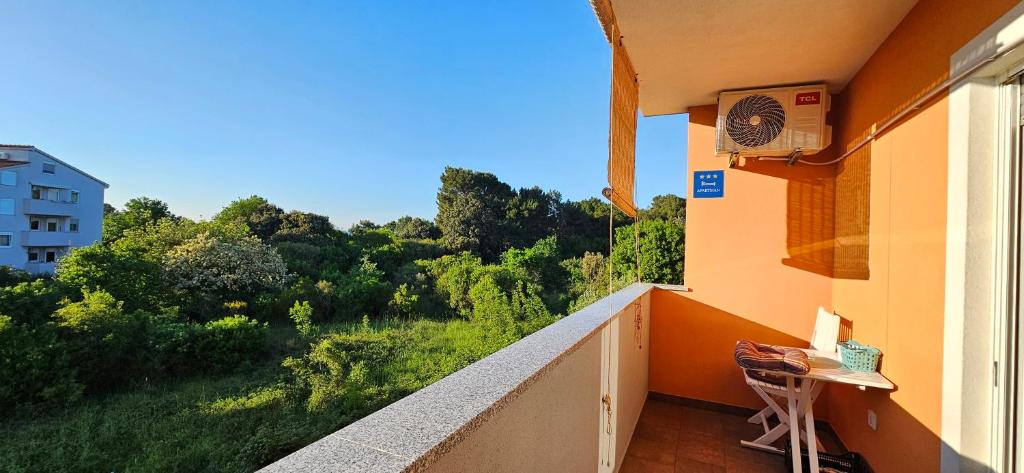 Balkón nebo terasa v ubytování BELLA NINA APARTMENT