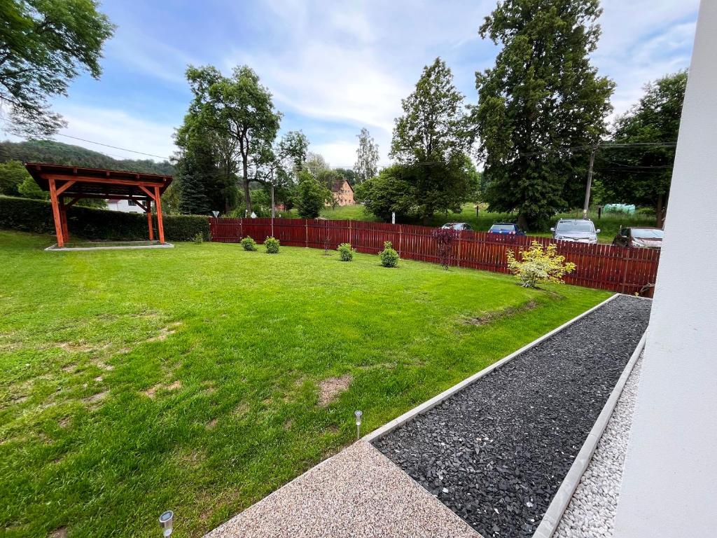 Zahrada ubytování Apartmán Kunratice