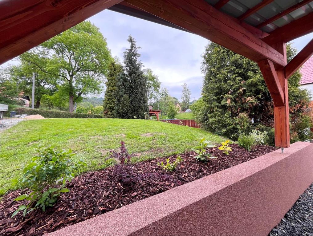 Zahrada ubytování Apartmán Kunratice