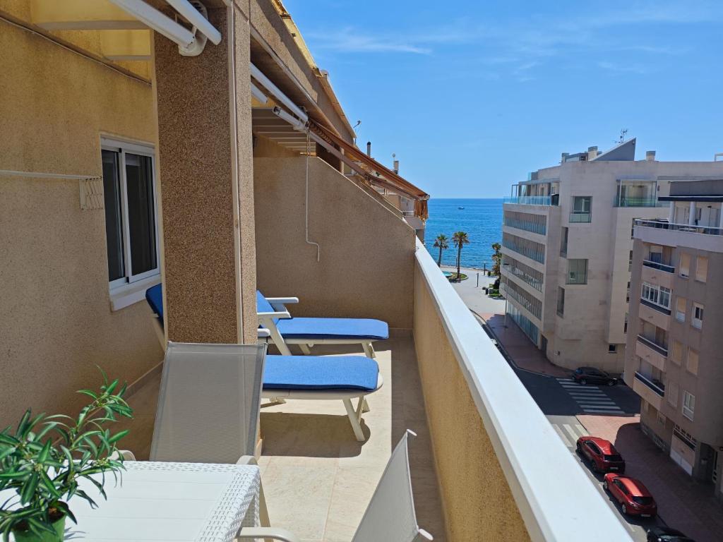 Top Floor Apartment with Terrace Near the Beach