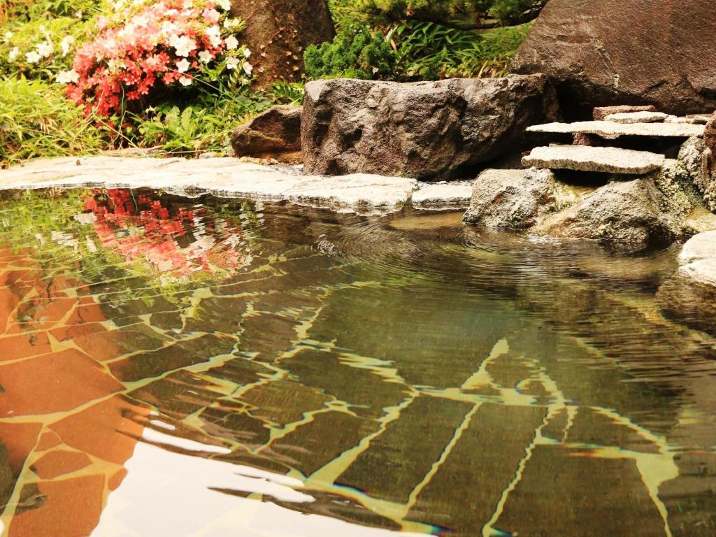 Zahrada ubytování Ryokan Kamomeso
