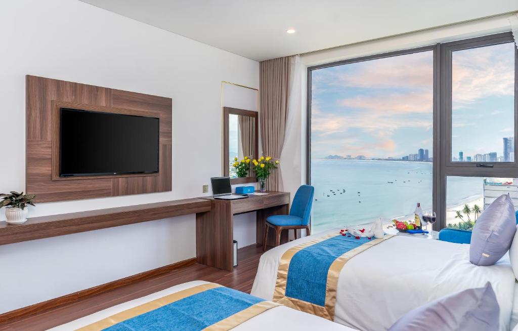 Phòng Deluxe Giường Đôi/2 Giường Đơn Nhìn Ra Biển