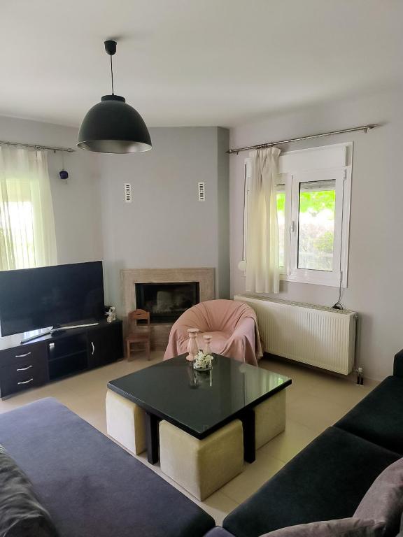 TV a/nebo společenská místnost v ubytování Zak's House