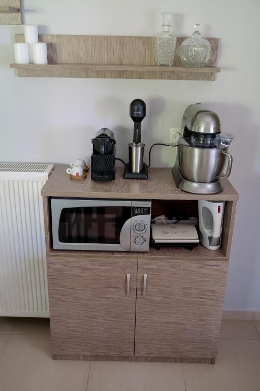 Kuchyň nebo kuchyňský kout v ubytování Zak's House