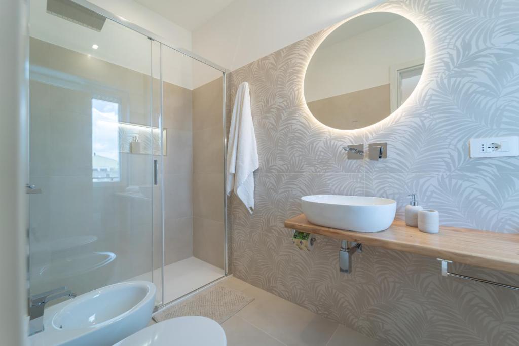 Koupelna v ubytování Sophora Guest House Alghero