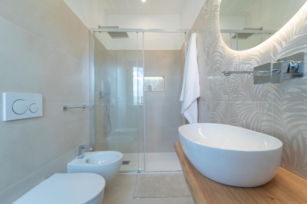 Koupelna v ubytování Sophora Guest House Alghero