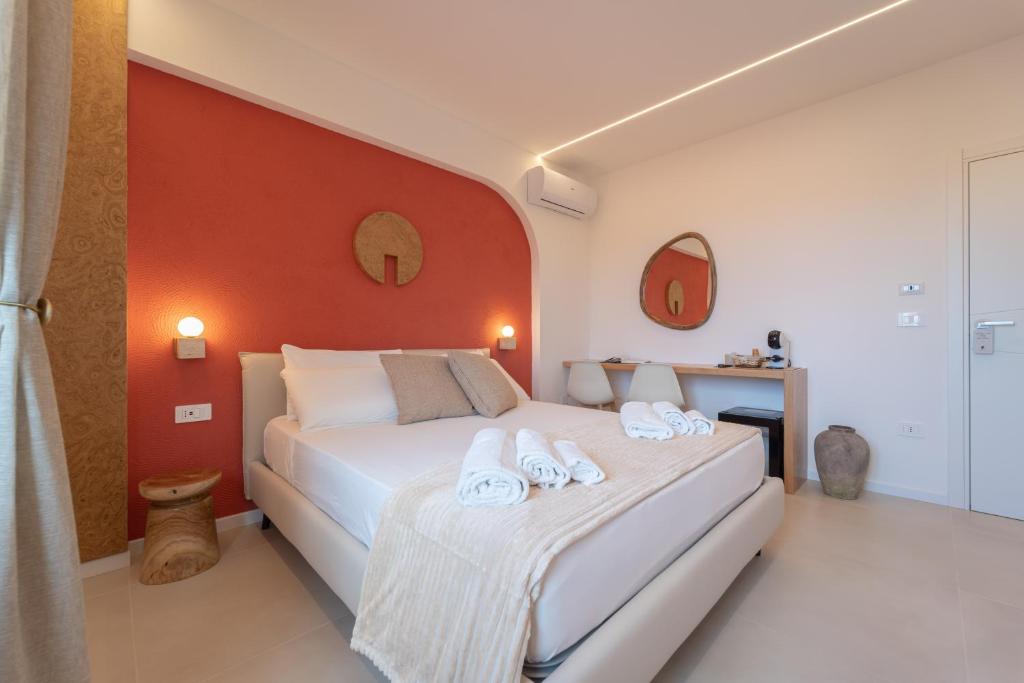 Postel nebo postele na pokoji v ubytování Sophora Guest House Alghero