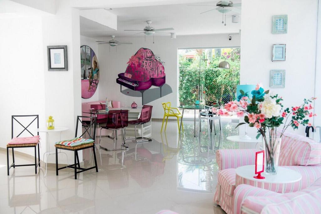 Posezení v ubytování Art Villa Dominicana