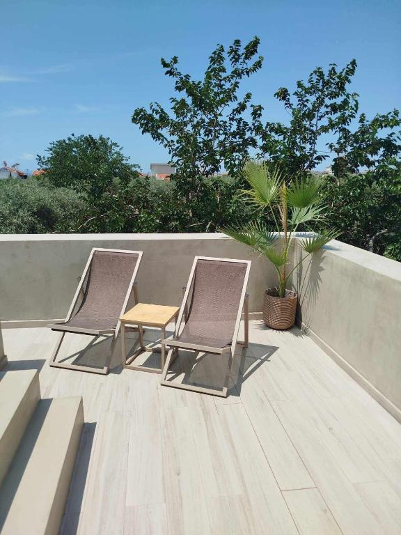 Balkón nebo terasa v ubytování Azzure Luxury Suites