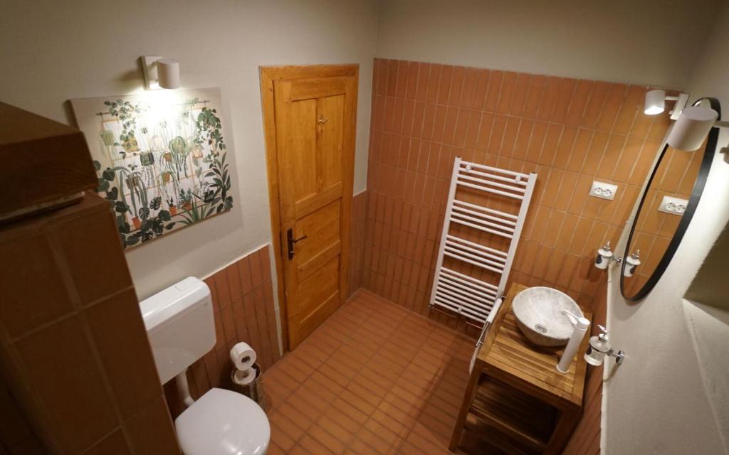 Koupelna v ubytování Valea Verde Retreat Transilvania