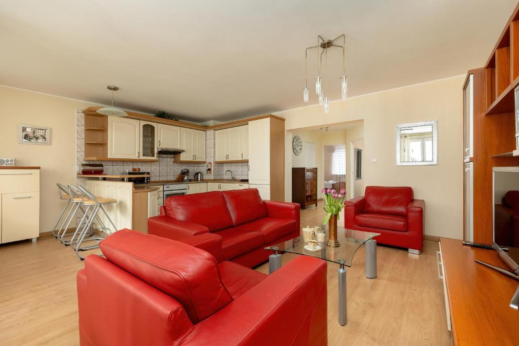 Кухня или мини-кухня в Gieldowa by Solarento
