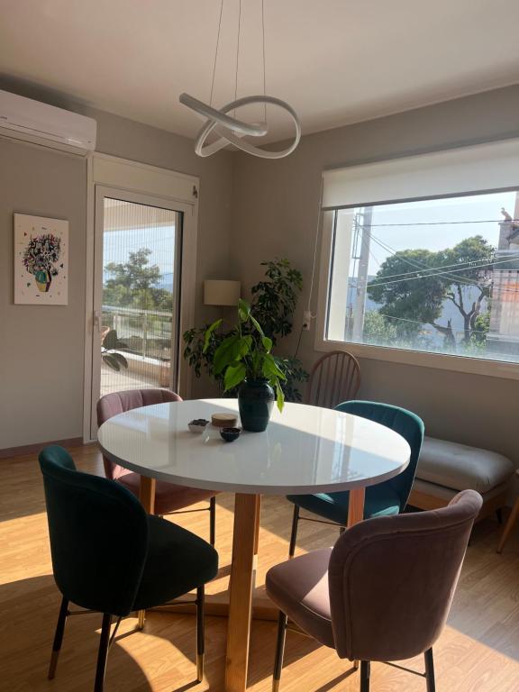 Posezení v ubytování Selini apartment