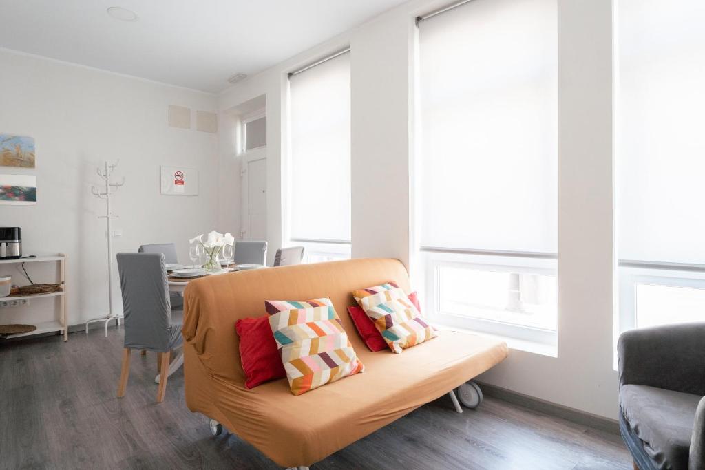 Χώρος καθιστικού στο Apartamento Puertu Chicu