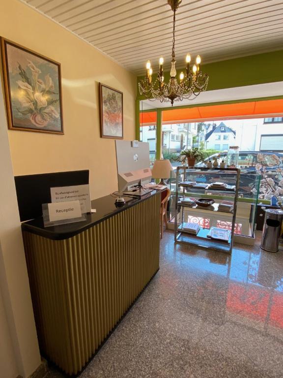 Posezení v ubytování Hotel De Backer