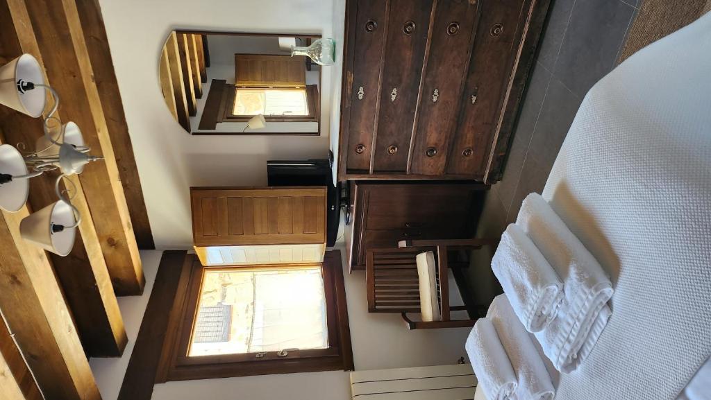 Posteľ alebo postele v izbe v ubytovaní El Hogar del Fresno casa con encanto en Cañicosa