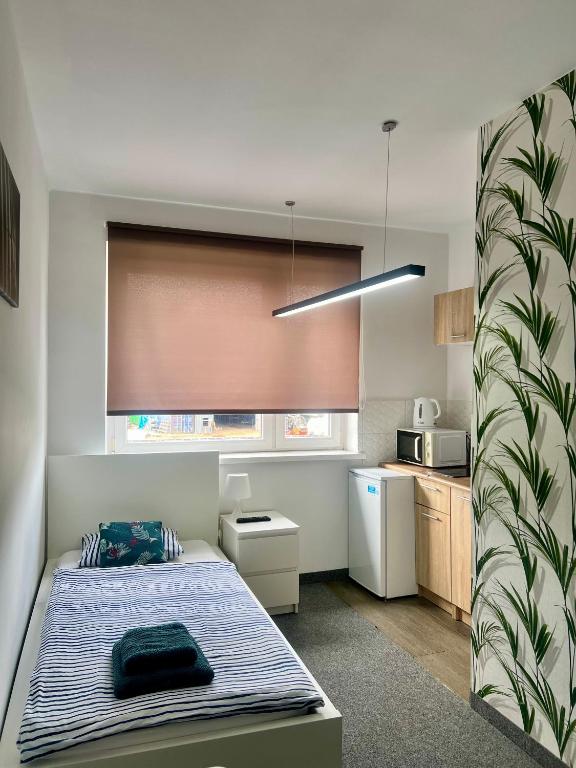 Kuchyňa alebo kuchynka v ubytovaní Astra Katowice - Aparthotel
