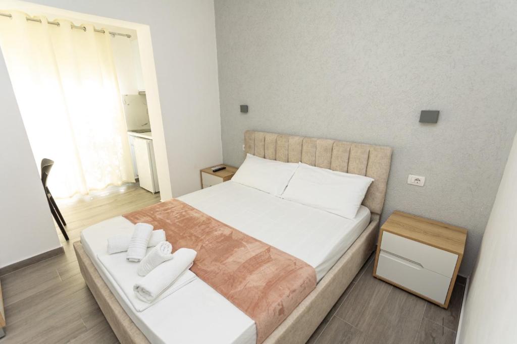 Letto o letti in una camera di Belka Studios