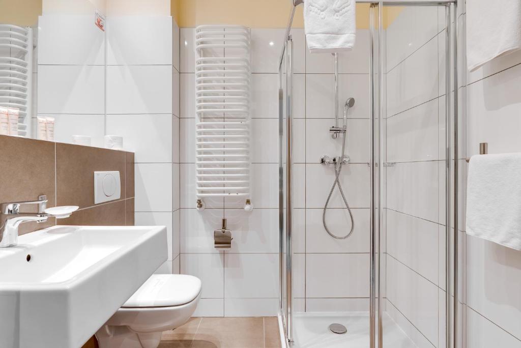 Kúpeľňa v ubytovaní Spa & Wellness Hotel Diament Ustroń