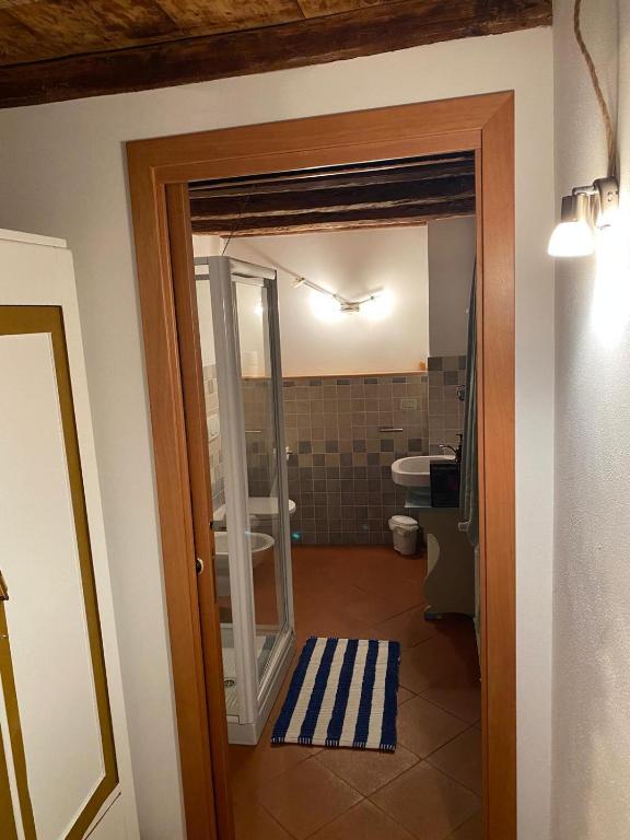Koupelna v ubytování Casa di Alvise