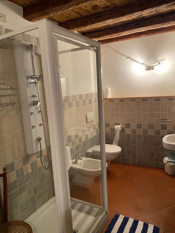 Koupelna v ubytování Casa di Alvise