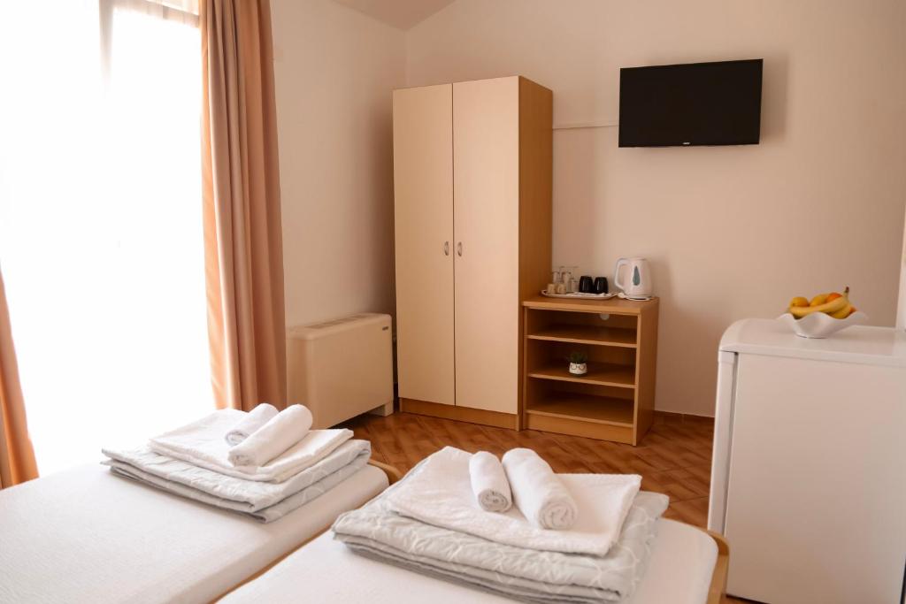 Postel nebo postele na pokoji v ubytování Villa Lasić Neum
