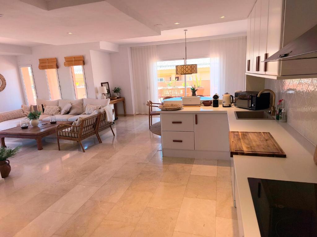 Kuchyň nebo kuchyňský kout v ubytování Casa Sunchill