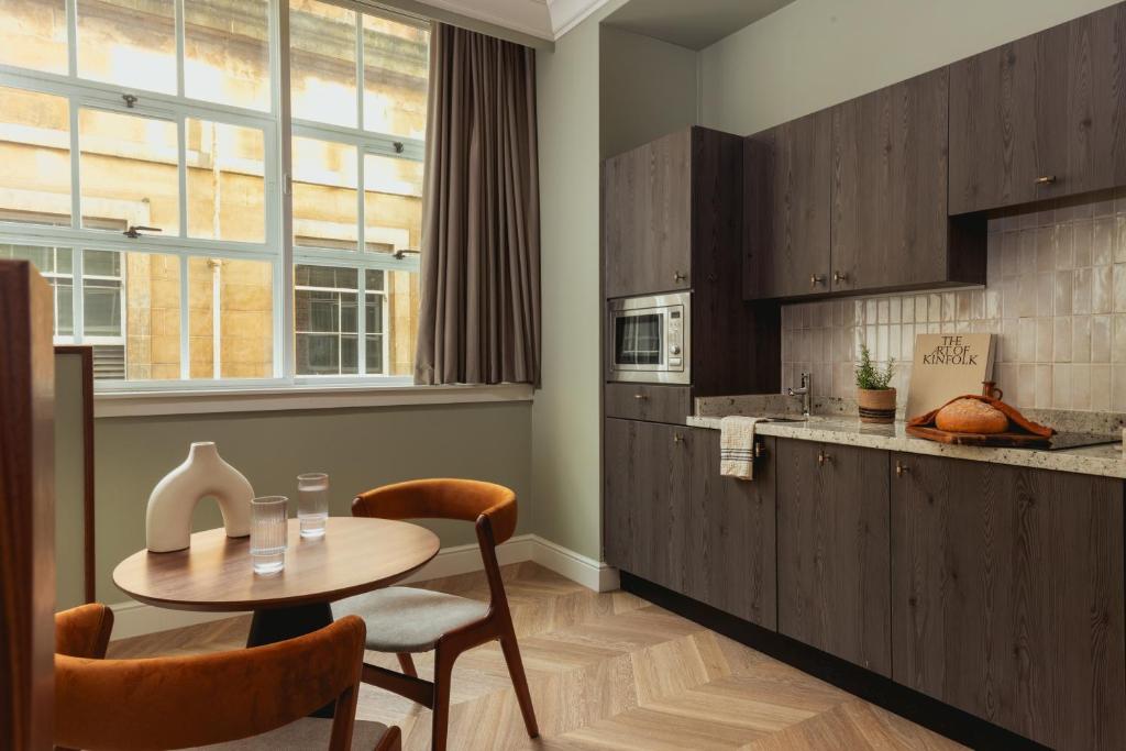 Kuchyň nebo kuchyňský kout v ubytování Native Glasgow