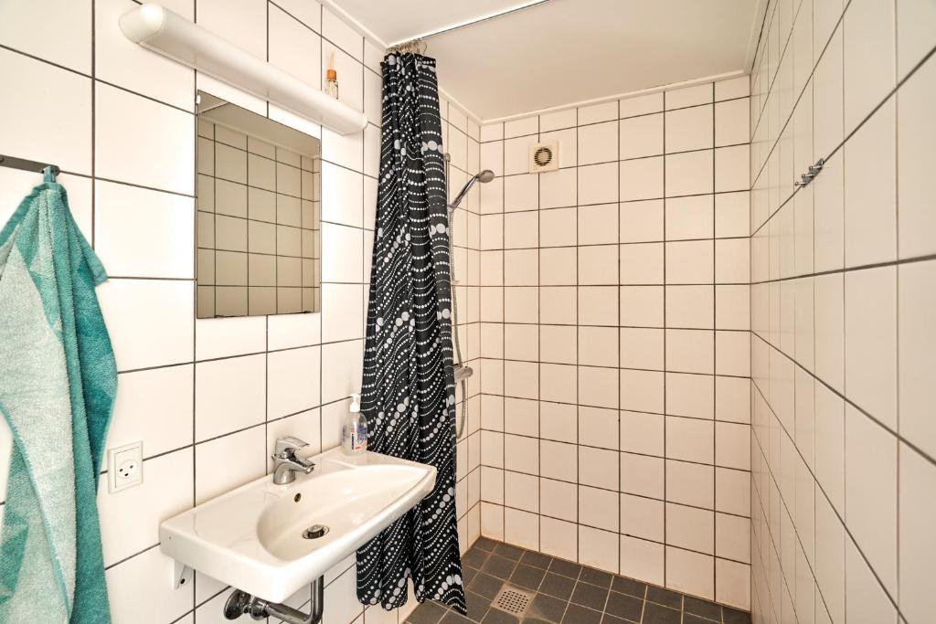 Koupelna v ubytování Hostel Agger Vandrerhjem