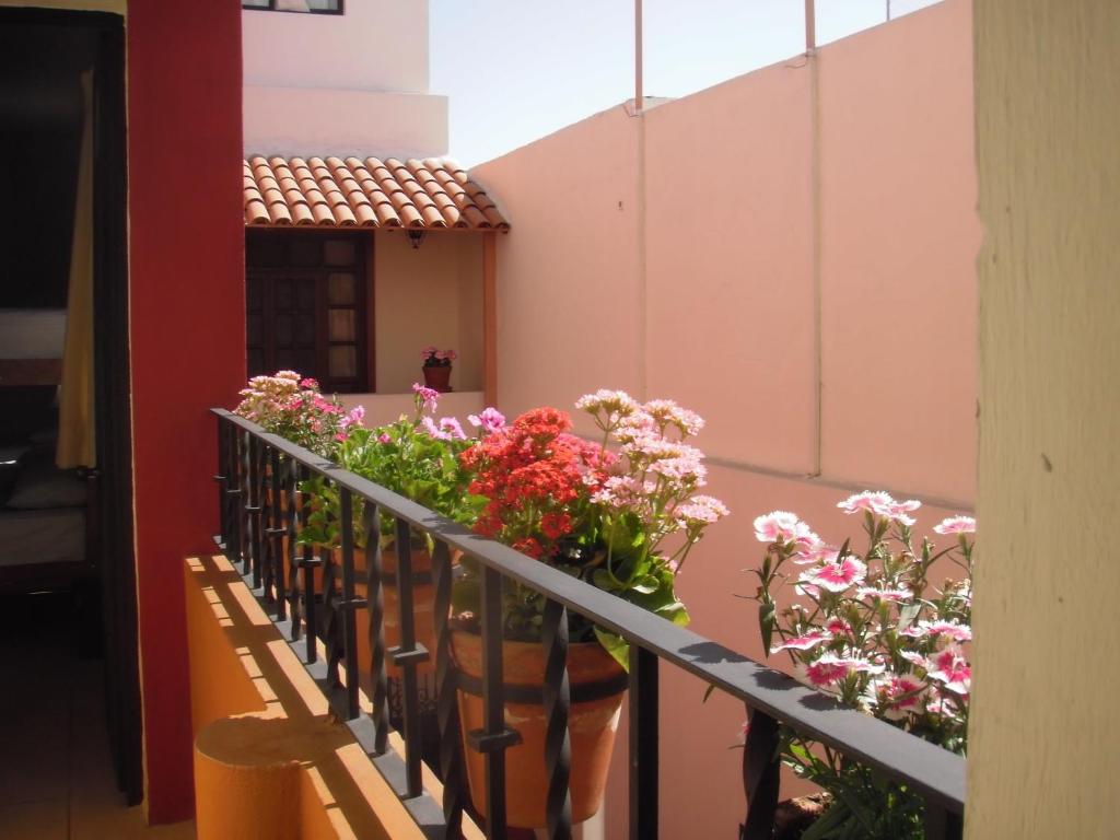 Balkón nebo terasa v ubytování Olga Querida B&B Hostal