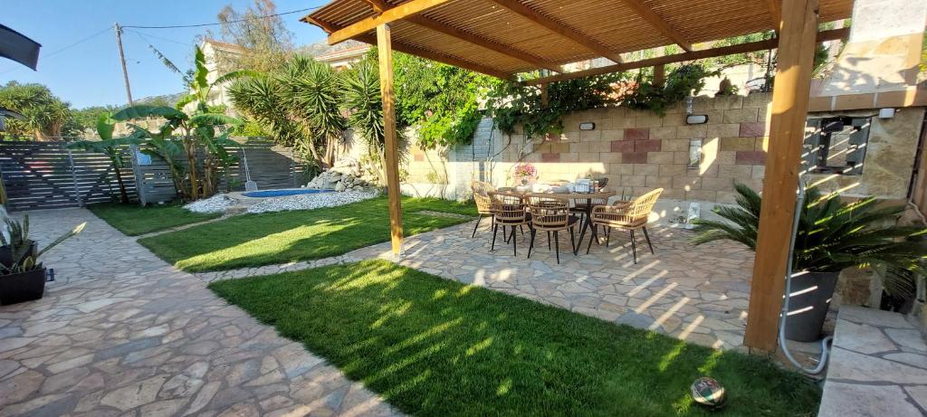 Zahrada ubytování Villa kontes kefalonia