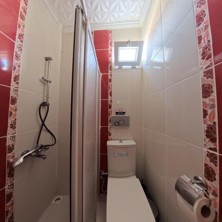 Koupelna v ubytování Kervansaray Hotel