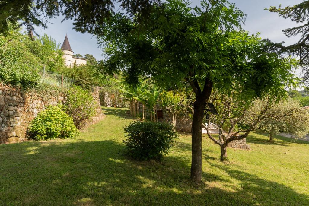 Zahrada ubytování Les Sources Gîte calabert
