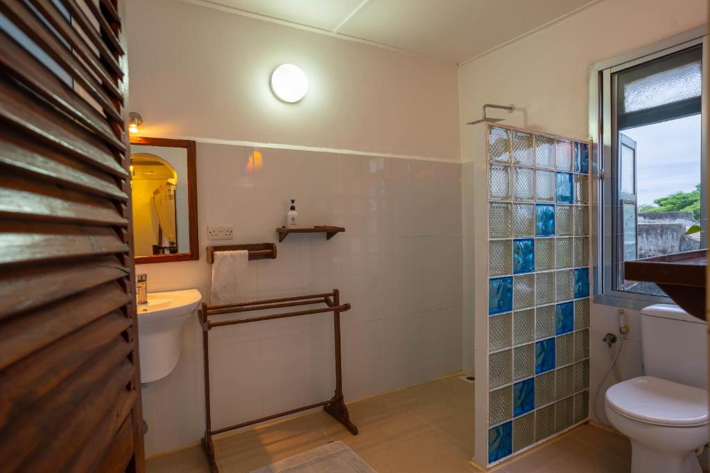Koupelna v ubytování Zenji Hotel