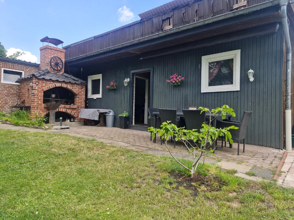 Zahrada ubytování Pension Weidengrund